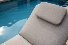 4 Seasons Milano sunbed latte with cushion and headrest