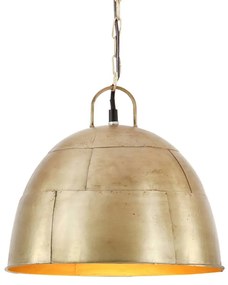 vidaXL Hanglamp industrieel vintage rond 25 W E27 31 cm messingkleurig