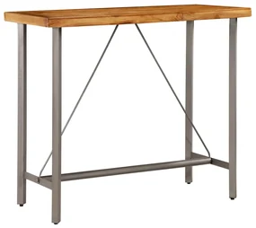 vidaXL Bartafel 120x58x106 cm massief gerecycled teakhout