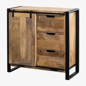 Dressoir 90x45 Cm In Mangohout Kiefer Mangohout - Sklum