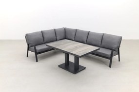 Azoren/Jersey loungeset - met verstelbare tafel - links & rechts