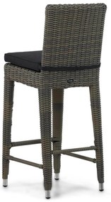 Garden Collections York Barchair Kubu Wicker Taupe