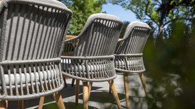 4 Seasons Outdoor Ancora dining chair Teak Silver Grey SALE  Tuinstoel    antraciet weerbestendig