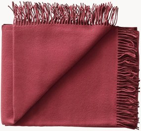 Wollen plaid Secret met franjes