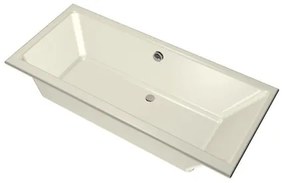 Xenz Kristal Ligbad - 170x75x48 - afvoer Midden - acryl - pergamon 6985-02