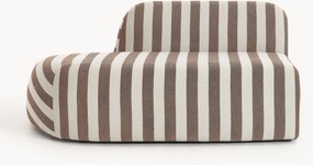 Gestreepte chaise longue module Wolke