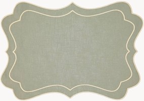 Placemat Brisa met geborduurde rand