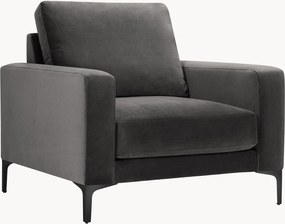 Fluwelen armleunstoel Venus
