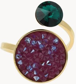 Vergulde ring Classic Rocks