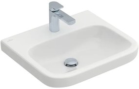 Villeroy & Boch Architectura wastafel 55x47cm met kraangat zonder overloop wit 41885601