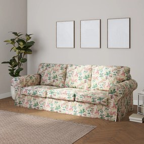 Dekoria Ektorp hoes 3-zits slaapbank nieuw model (2013), roze-beige