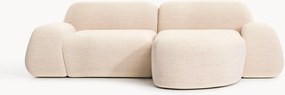 Modulaire bouclé hoekbank Wolke (3-zits)