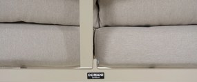 Hoek loungeset  Aluminium Taupe  Domani Furniture Leaf