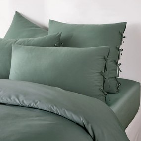 Effen kussensloop te strikken in katoen , Scenario