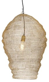 Eettafel / Eetkamer Oosterse hanglamp goud 70 cm - NidumOosters E27 Binnenverlichting Lamp