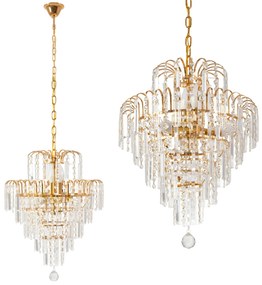 Kristallen plafondlamp 312358 Goud