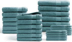 Handdoeken 30 delig set– Hotel Collectie – denim
