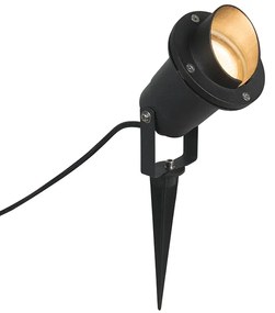 Tuinspot-prikspot zwart incl. snoer en stekker IP65 - Done
