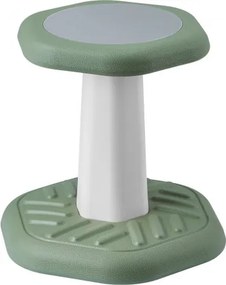 VEVOR Wiebelstoel Mini met Sponskussen, Kinderkruk Verbetert de Concentratie, Houding en Kalmeert Kinderen, Draagvermogen 70 kg Wiebelkruk Gemaakt van HDPE Ideaal voor Scholen Home Green