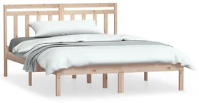 vidaXL Bedframe massief grenenhout 120x200 cm