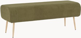 Corduroy bank Olga met poten in houtlook