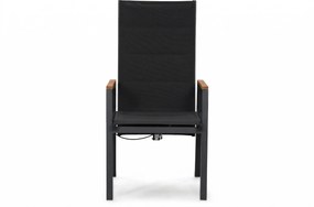 Tuinset 4 personen 160 cm Aluminium Grijs Lifestyle Garden Furniture Essence/Creta