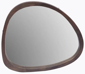 Livingfurn Joy wandspiegel 80cm donkerbruin
