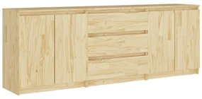 vidaXL Bijzetkast 180x36x65 cm massief grenenhout