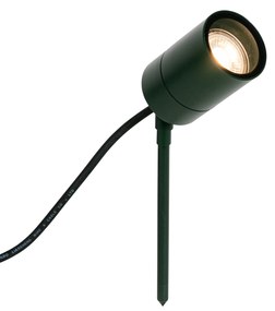 Buitenlamp Prikspot donker groen verstelbaar IP44 - Solo Modern GU10 IP44 Buitenverlichting rond