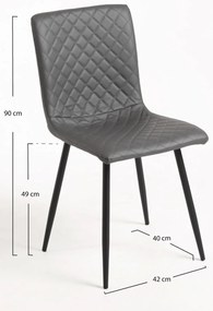 Rom Leatherette Stoel