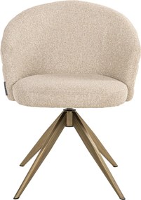 Richmond Interiors Zendaya Draaibare Eetkamerstoel Beige