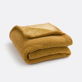 Plaid in fleece en sherpa, Maxine