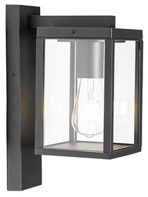 Industriële buiten wandlantaarn zwart IP44 - Charlois