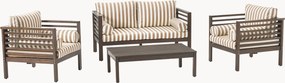 Tuin loungeset Bo van acaciahout, 4-delig