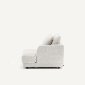 Halve bank rechts, modulair, van gerecycled katoen, TIBERIO