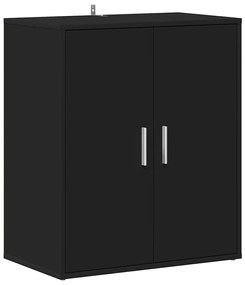vidaXL Schoenenkast 60x35x70 cm bewerkt hout zwart