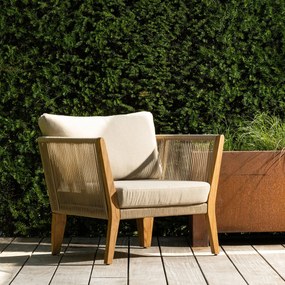 Exotan San Remo - Loungestoel - Teak - Zand - Exotan