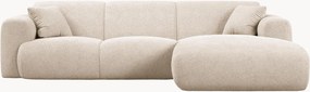 Bouclé hoekbank Molino (4-zits)
