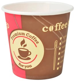 vidaXL Wegwerp koffiebekers papier 120 ml (4 oz) 1000 st