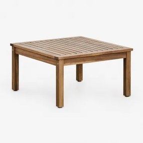 Vierkante Tuinsalontafel In Acaciahout (65x65 Cm) Branson Acacia Bruin - Sklum