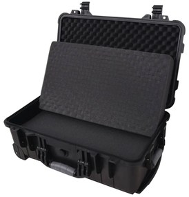 vidaXL Hardcase transportkoffer met wielen en schuimen binnenkant