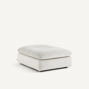 Modulaire voetensteun in linnen fluweel, GIULIANO