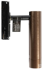 Moderne spot donker brons voor railsysteem 1-fase  - Iconic Ivy