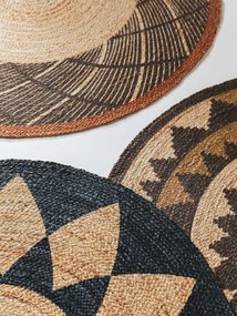 Vloerkleed Sahara jute rond | Benuta