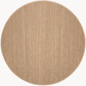 Rond laagpolig zeegras vloerkleed Natural Fibers