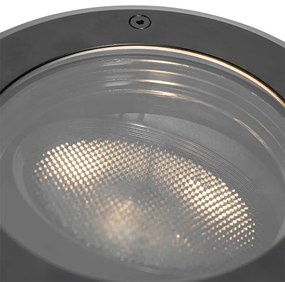 Buiten grondspot zwart AR111 verstelbaar IP65 - Delux Honey Modern GU10 IP65 Buitenverlichting Lamp