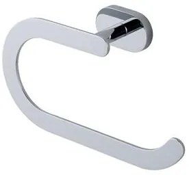 Eastbrook Salerno messing handdoekbeugel met ronding chroom