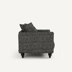 Fauteuil in badstof, LAZARE