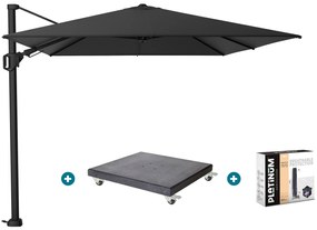 Platinum Challenger Premium T2 3.5x2.6 m - Jet Black met Modena voet en hoes