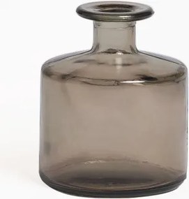 Vaas Van Gerecycled Glas Pussa Grijs – Taupe - Sklum